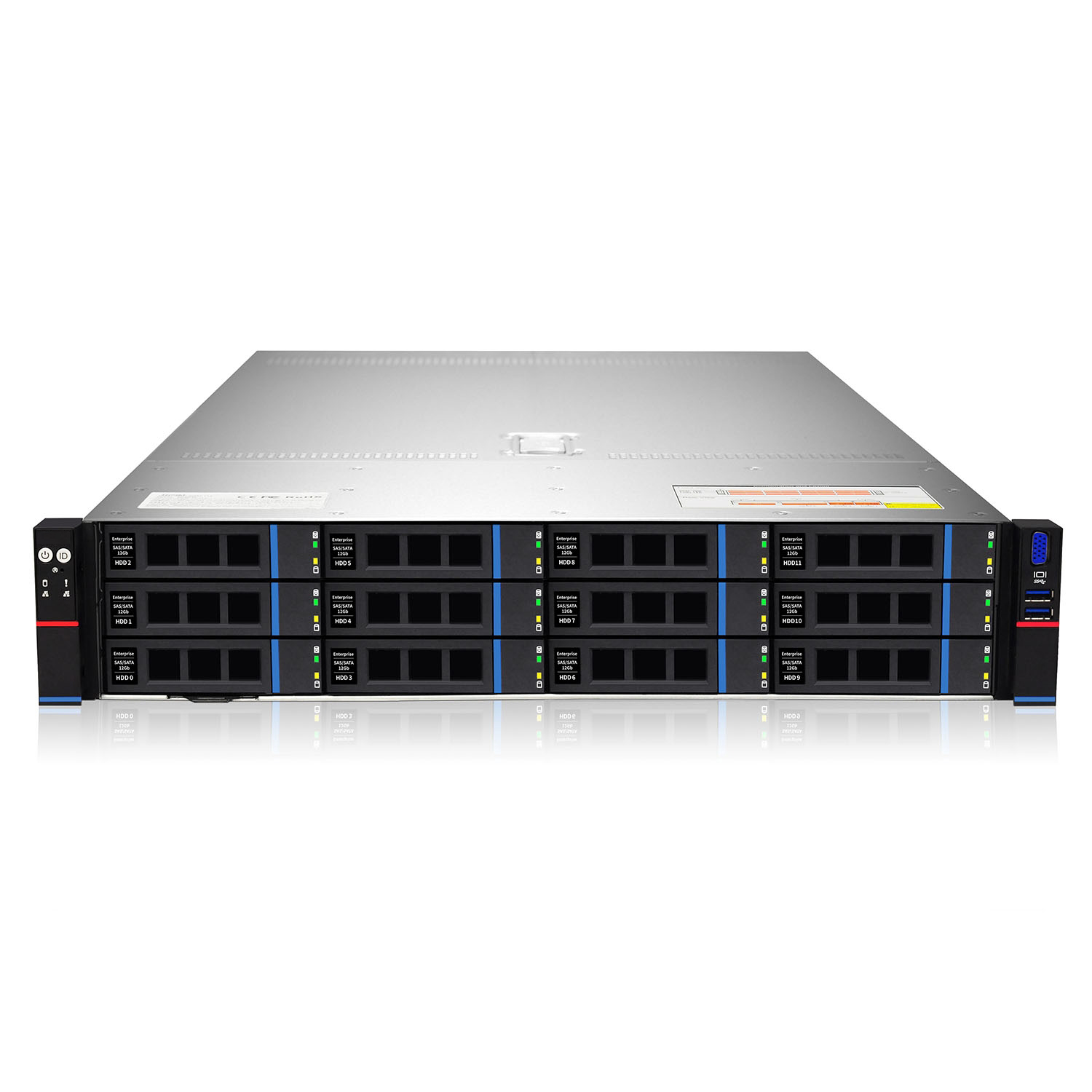 中磐RS270-C20 2U双路双卡国产AI服务器